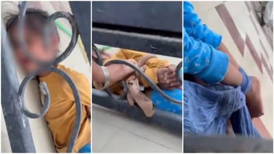 5 வயது பேத்தியை சுட்டெரிக்கும் வெயிலில் கட்டிப்போட்ட பாட்டி!