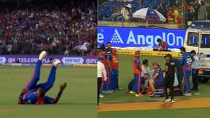 IPL 2026: பந்தை பிடிக்க முயற்சி .. என்கிடிக்கு தலையில் பலத்த காயம்.. ரசிகர்கள் ஷாக்!