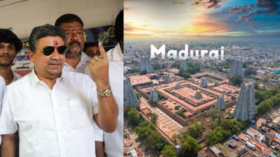 வித்தியாசமாக வாக்கு செலுத்திய திமுக பிடிஆர்.. ஏன் தெரியுமா?