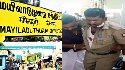 வாக்குச்சாவடியில் காவலருக்கு கத்திக்குத்து! ராணுவ வீரர் கைது!