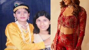 இந்த புகைப்படத்தில் கிருஷ்ணன் கெட்டப்பில் இருக்கும் சிறுமி யாருனு தெரியுதா? சீரியல் நடிகை டூ சினிமா நடிகையானவர் இவர்!