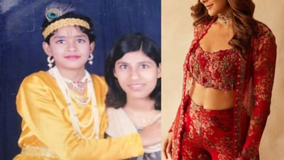 போட்டோவில் கிருஷ்ணன் கெட்டப்பில் இருக்கும் சிறுமி யாரு தெரியுதா?