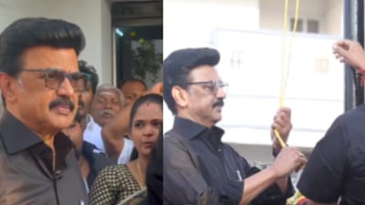 கருப்பு சட்டை அணிந்து, கருப்புக்கொடி ஏற்றிய முதல்வர் ஸ்டாலின்..