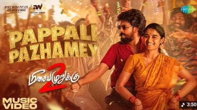 மீசைய முறுக்கு 2 படத்திலிருந்து வெளியானது பப்பாளி பழமே பாடல்!