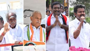 புதுச்சேரியில் முடிந்த தேர்தல் பரப்புரை.. நான்கு முனைப் போட்டியில் வெல்லப்போவது யார்?.. அனல் பறந்த தேர்தல் களம்!!