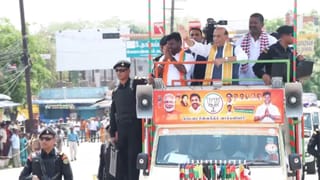 தென்காசியில் தேர்தல் பிரசாரம் மேற்கொண்ட பாதுகாப்பு துறை அமைச்சர் ராஜ்நாத் சிங்!