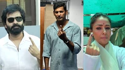 தங்களின் ஜனநாயகக் கடமையை ஆற்றிய சிம்பு, விஷால் மற்றும் சிம்ரன்!