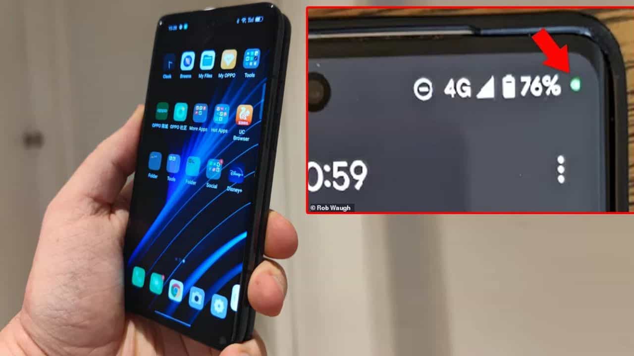 ஸ்மார்ட்போனில் எரியும் சிறிய பச்சை லைட்.. ஆபத்தா?.. உண்மை என்ன?