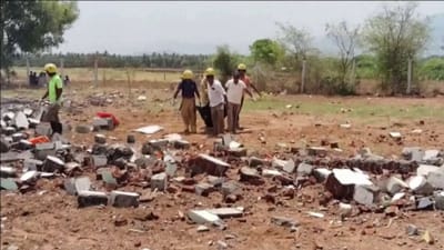 தேனி அருகே பட்டாசு ஆலையில் வெடி விபத்து - 2 பேர் பலி