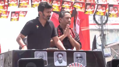 மதுரையில் தீவிர தேர்தல் பிரசாரம் மேற்கொண்ட உதயநிதி ஸ்டாலின்!