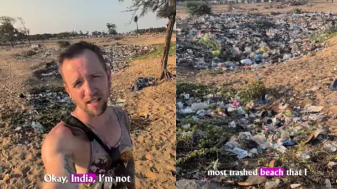 Viral Video : இதுபோன்ற குப்பையான கடற்கரையை பார்த்ததில்லை.. மகாபலிபுரம் குறித்து வீடியோ வெளியிட்ட வெளிநாட்டவர்!