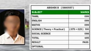 10 ஆம் வகுப்பு பொதுத்தேர்வில் 500-க்கு 495 மதிப்பெண்கள்.. கலங்க வைத்த ஏரியில் மூழ்கி பலியான மாணவனின் தேர்வு முடிவுகள்! 10 ஆம் வகுப்பு பொதுத்தேர்வில் 500-க்கு 495 மதிப்பெண்கள்.. கலங்க வைத்த ஏரியில் மூழ்கி பலியான மாணவனின் தேர்வு முடிவுகள்!