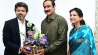 முதல்வர் விஜய்யின் வருகைக்காக வாசலில் காத்திருந்த அன்புமணி.....