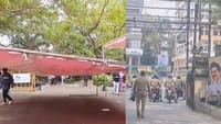 காலியான திமுக கூடாரம்.!சென்னை அறிவாலயத்தை காலி செய்யும் காவல்துறை...