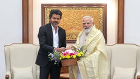 டெல்லியில் பிரதமர் மோடியுடன் முதல்வர் விஜய் சந்திப்பு...