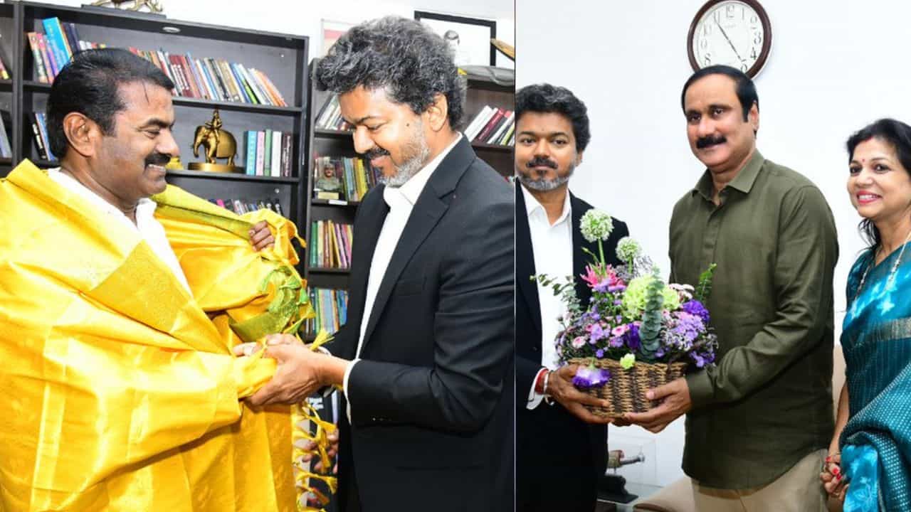 முதல்வர் விஜய்யின் அரசியல் மான்பு..  மு.க ஸ்டாலின் வைகோவை தொடர்ந்து சீமான் மற்றும் அன்புமணியை வீட்டிற்கு சென்று சந்திப்பு..