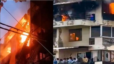 குடியிருப்பு கட்டடத்தில் பயங்கர தீ விபத்து.. 9 பேர் பலி