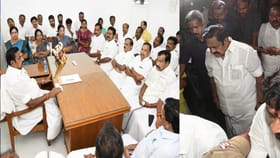 இபிஎஸ் பதவி விலக எம்எல்ஏக்கள் போர்க்கொடி.. அதிமுகவில் வெடித்த உட்கட்சி பூசல்.. நள்ளிரவில் பரபரப்பு!!...