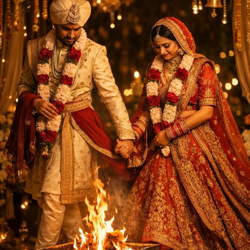 ஜாதகத்தில் இரண்டாம் வீடு என்பது குடும்பம் மற்றும் செல்வத்தைக் குறிப்பதாகும், இந்த வீட்டில் சுப கிரகங்கள் வலுவாக அமர்ந்திருந்தால் அந்த நபருக்கு மிகவும் ஆடம்பரமான முறையில் திருமணம் நடக்கும். இந்த அமைப்பு உள்ளவர்களுக்கு திருமணத்தின் போது தாராளமான பணப்புழக்கமும், உறவினர்கள் மற்றும் நண்பர்கள் சூழ மிகப்பெரிய அளவில் வரவேற்பு நிகழ்ச்சிகளும் அமையும்.