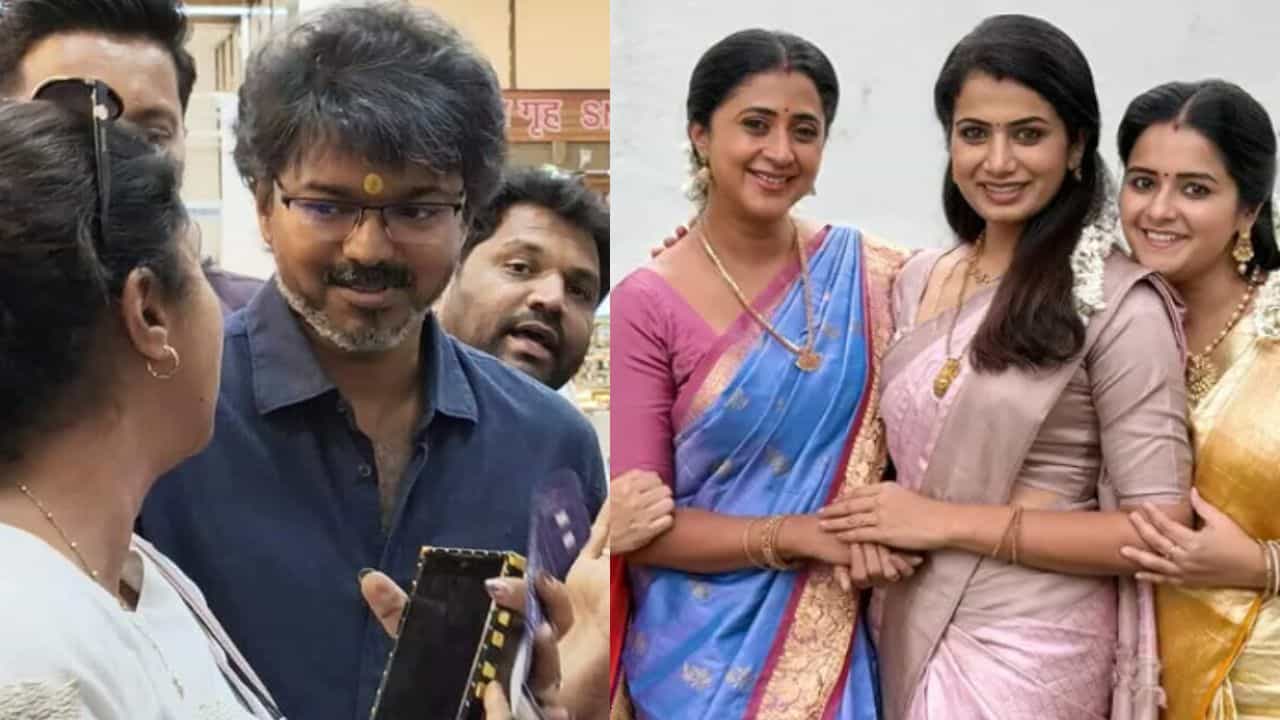 விஜயை நேரில் சந்தித்த எதிர்நீச்சல் சீரியல் நடிகை - வைரலாகும் பதிவு!