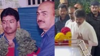தயாரிப்பாளர் ஆர்.பி.சௌத்ரிக்கு நேரில் அஞ்சலி செலுத்திய விஜய்...
