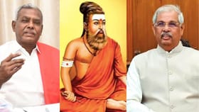 திருவள்ளுவருக்கு காவி உடை… தமிழக மக்களிடம் ஆளுநர் மன்னிப்பு கோர வேண்டும்.. சண்முகம் வலியுறுத்தல்!...
