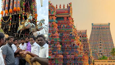 பூலோக வைகுண்டத்தில் சித்திரை திருவிழா: பக்தி பரவசத்தில் தேரோட்டம்
