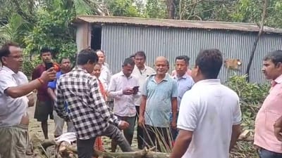 மேற்கு வங்கத்தில் கொட்டித் தீர்த்த கனமழை - கடும் சேதம்!