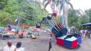 கேரளம் தீம் பார்க்கில் ராட்டினம் முறிந்து விபத்து.. 5 பேர் படுகாயம்!