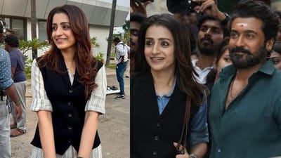 ஜெஸ்ட் காட் திங்ஸ்.. கருப்பு BTS புகைப்படங்களை பகிர்ந்த திரிஷா!