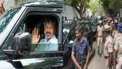 முதல்வர் விஜய்யின் 17 கி.மீ 'பவர்ஃபுல்' கான்வாய் பயணம்!