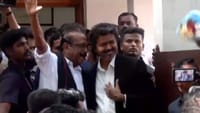 மதிமுக தலைவர் வைகோ வீட்டில் இருந்து புறப்பட்ட முதல்வர் விஜய்!...