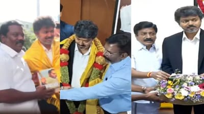 இடதுசாரி-வலதுசாரி அரசியல் தலைவர்களுடன் முதல்வர் விஜய் சந்திப்பு!