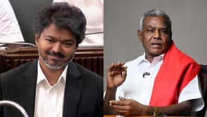 தவெக ஆட்சி நடத்த கம்யூனிஸ்ட் ஆதரவு வேண்டுமா? அல்லது… முதல்வர் விஜய்க்கு சண்முகம் கேள்வி!