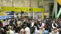 சென்னை விமான நிலையத்தில் அண்ணாமலைக்கு உற்சாக வரவேற்பு!...