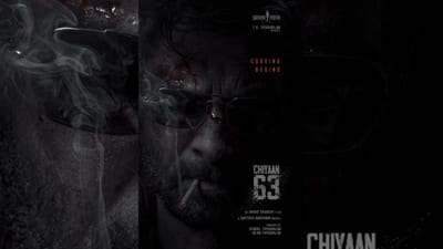 படப்பிடிப்பை தொடங்கியது சியான் 63 படக்குழு - வைரலாகும் போஸ்டர்