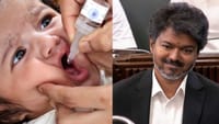 போலியோ சொட்டு மருந்து முகாமை தொடங்கி வைக்கும் முதல்வர் விஜய்...