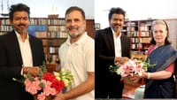 டெல்லியில் காங்கிரஸ் தலைவர்கள் சோனியா காந்தி - ராகுல் காந்தியை சந்தித்த முதல்வர் விஜய்...