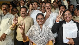 மாநிலங்களவை வேட்புமனு நிராகரிப்பு.. காங்கிரஸ் தலைவர்கள் தர்ணா.. நீதிமன்றத்தை நாட முடிவு!...
