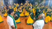 கோவையில் சிறுமிகள் முதல் பெண்கள் வரை ஆடிய வள்ளி கும்மி நடனம்.....
