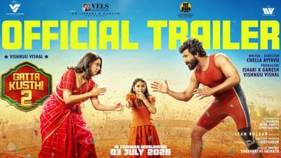 அதிரடியாக... விஷ்ணு விஷாலின் கட்டா குஸ்தி ரவுண்ட் 2 பட ட்ரெய்லர்!