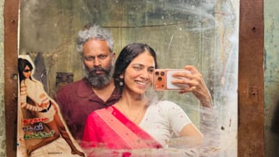 பாக்கெட் நாவல் பட ஷூட்டிங் போட்டோவை பகிர்ந்த மாளவிகா மோகனன்!