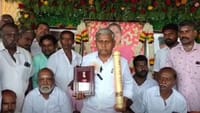 பத்மஸ்ரீ விருது பெற்ற ஸ்தபதி ராஜாவுக்கு மக்கள் உற்சாக வரவேற்பு...