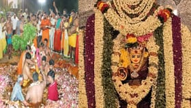 பக்தி வெள்ளத்தில் கரூர்: ஆணவம் அறுத்து மழை தரும் மாரியம்மன் கம்பம் திருவிழா!...