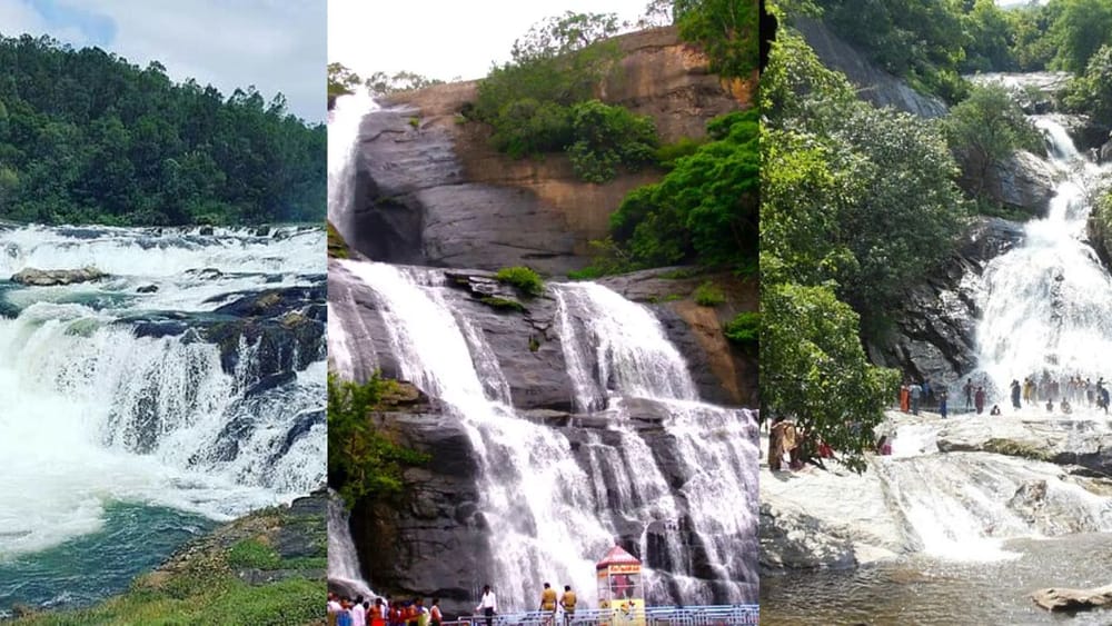 ஆர்ப்பரிக்கும் காட்டாற்று வெள்ளம்: பிரபல அருவிகளில் குளிக்க தடை.!