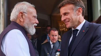 பிரான்சில் பிரதமர் மோடி- மேக்ரான் இடையேயான மாபெரும் சந்திப்பு
