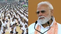 பிரதமர் மோடியுடன் லட்சக்கணக்கானோர் கலந்துகொண்ட யோகா தினம்...
