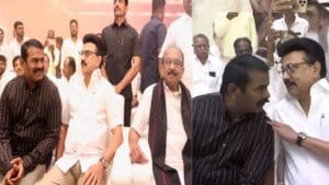 சீமானுடன் சீரியஸாக டிஸ்கஸ் செய்த மு.க.ஸ்டாலின்!!