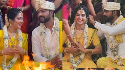 சீரியல் நடிகரை திருமணம் செய்த சியாமந்தா - வைரலாகும் போட்டோஸ்!