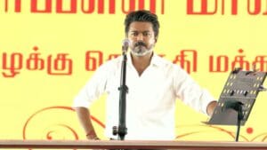 திமுக அதிமுகவை சாடிய முதல்வர் விஜய்..